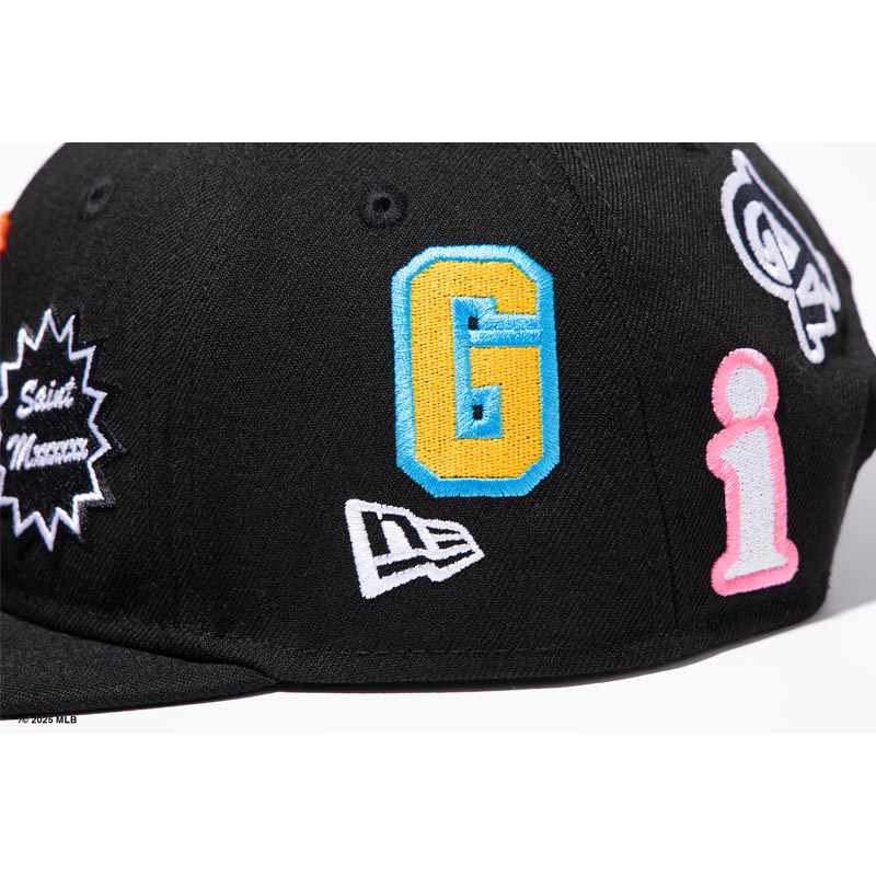 セントマイケル SM-HR8-0000-C49 NE_CAP / GIANTS / BLACK ニューエラ ベースボール キャップ 帽子 ユニセックス