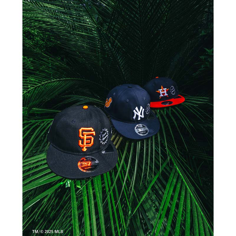 セントマイケル SM-HR8-0000-C49 NE_CAP / GIANTS / BLACK ニューエラ ベースボール キャップ 帽子 ユニセックス