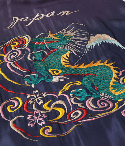 テーラー東洋 Lot No. TT15492-128 / Mid 1950s Style Acetate Souvenir Jacket “DRAGON” × “DRAGON & TIGER” (AGING MODEL)
