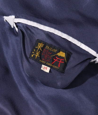 テーラー東洋 Lot No. TT15492-128 / Mid 1950s Style Acetate Souvenir Jacket “DRAGON” × “DRAGON & TIGER” (AGING MODEL)