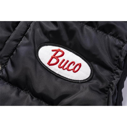 ブコ BJ24005 BUCO NYLON RIDER’S VEST ブラック オフィシャルナイロンレーシングベスト メンズ アウター