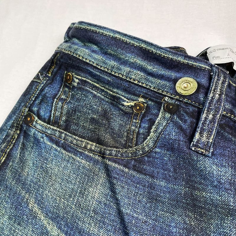 Trompe L’oeil Printed Trousers (1942 Buckle back Jeans)