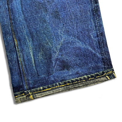 Trompe L’oeil Printed Trousers (1942 Buckle back Jeans)