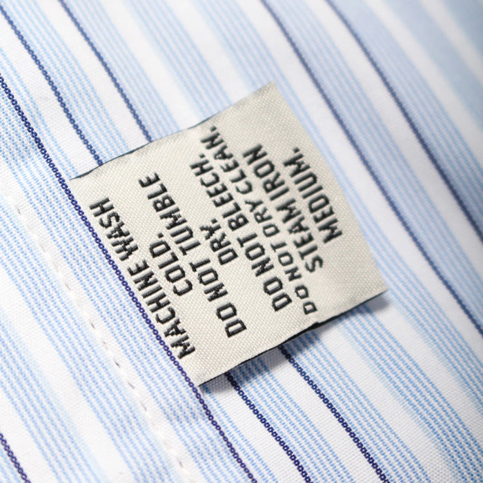 バウワウ BW241-BRSS BANDANNA REPAIR STRIPE SHIRTS BLUE STRIPE バンダナ ストライプ ボタンダウンシャツ ブルー メンズ