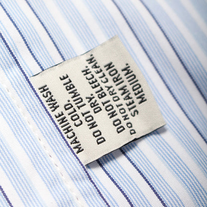 バウワウ BW241-BRSS BANDANNA REPAIR STRIPE SHIRTS BLUE STRIPE バンダナ ストライプ ボタンダウンシャツ ブルー メンズ