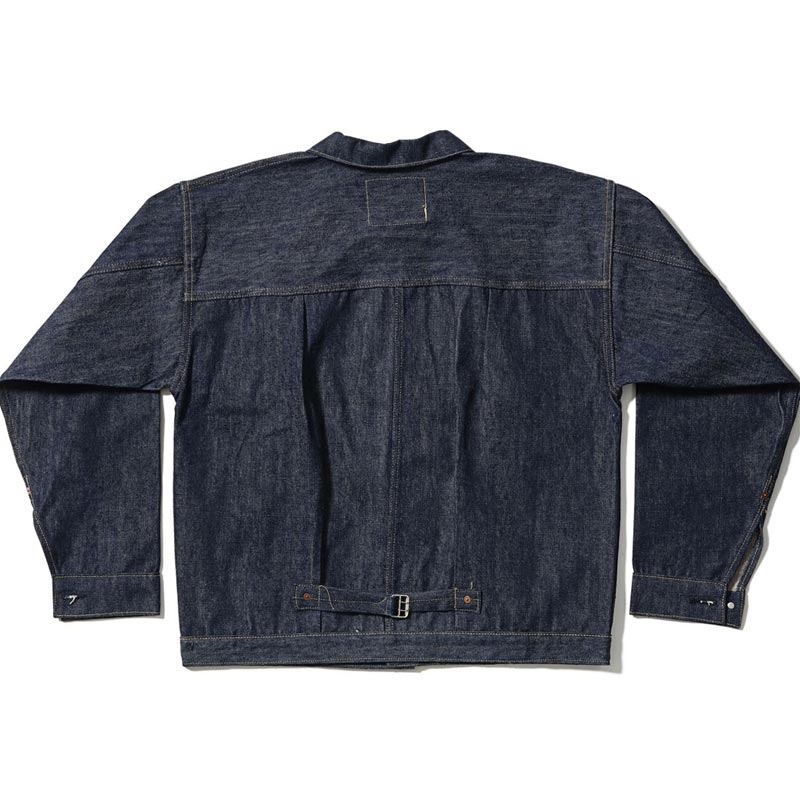 シュガーケーン Lot No. SC19010T / SUGAR CANE Super “Denim” Collectibles #10 14oz. BLUE DENIM BLOUSE “S1945” MODEL (T-BACK) 420N NON WASH 大戦モデル デニムジャケット Tバック ノンウォッシュ メンズ