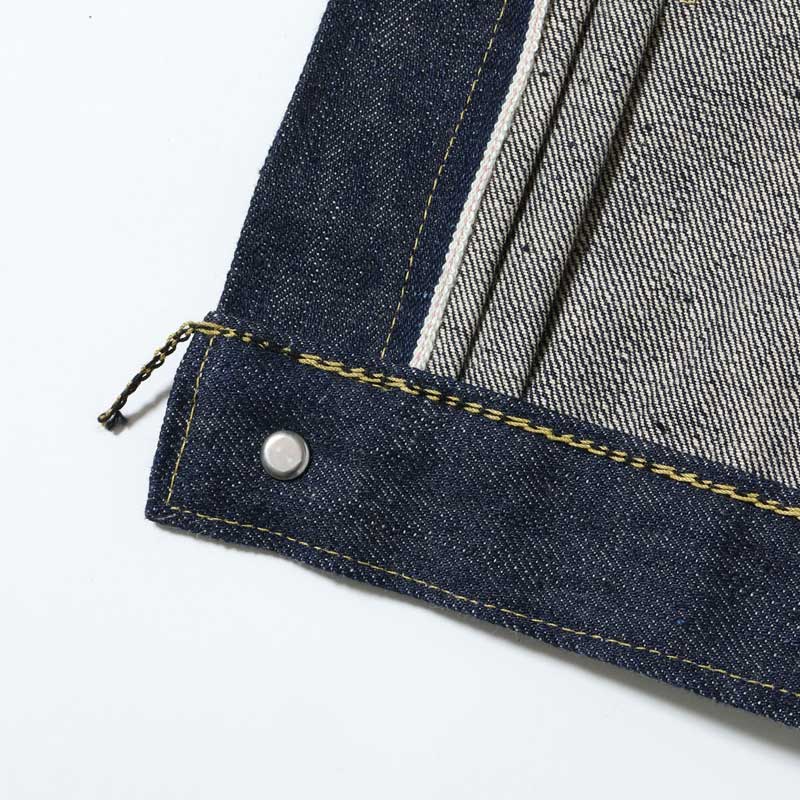 シュガーケーン Lot No. SC19010T / SUGAR CANE Super “Denim” Collectibles #10 14oz. BLUE DENIM BLOUSE “S1945” MODEL (T-BACK) 420N NON WASH 大戦モデル デニムジャケット Tバック ノンウォッシュ メンズ