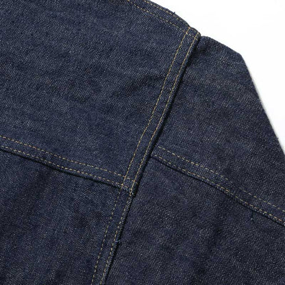シュガーケーン Lot No. SC19010T / SUGAR CANE Super “Denim” Collectibles #10 14oz. BLUE DENIM BLOUSE “S1945” MODEL (T-BACK) 420N NON WASH 大戦モデル デニムジャケット Tバック ノンウォッシュ メンズ