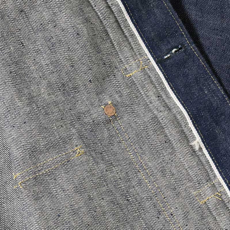 シュガーケーン Lot No. SC19010 / SUGAR CANE Super “Denim” Collectibles #10 14oz. BLUE DENIM BLOUSE “S1945” MODEL 420N NON WASH 大戦モデル デニムジャケット ノンウォッシュ メンズ