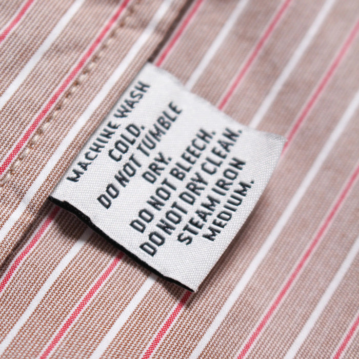 バウワウ BW241-BRSS BANDANNA REPAIR STRIPE SHIRTS BROWN STRIPE バンダナ ストライプ ボタンダウンシャツ ブラウン メンズ