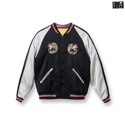 テーラー東洋 TT14851-155 Early 1950s Style Acetate Souvenir Jacket “KOSHO & CO. “EAGLE” × “DRAGON” 港商 スカジャン
