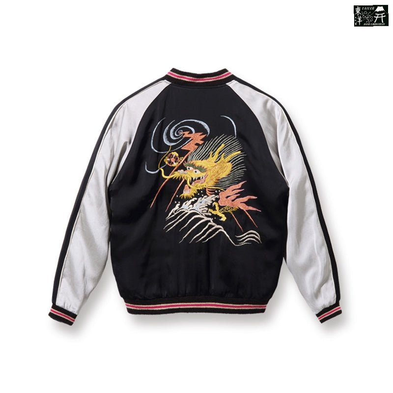 テーラー東洋 TT14851-155 Early 1950s Style Acetate Souvenir Jacket “KOSHO & CO. “EAGLE” × “DRAGON” 港商 スカジャン