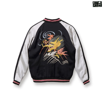 テーラー東洋 TT14851-155 Early 1950s Style Acetate Souvenir Jacket “KOSHO & CO. “EAGLE” × “DRAGON” 港商 スカジャン