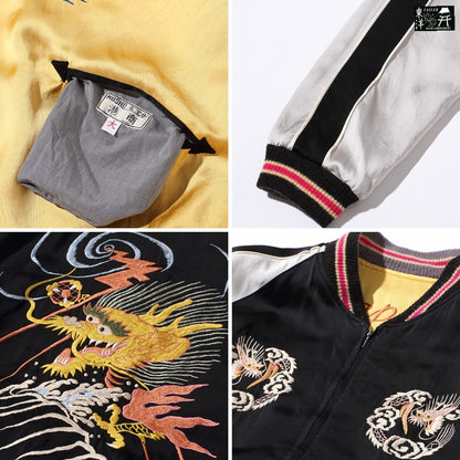 テーラー東洋 TT14851-155 Early 1950s Style Acetate Souvenir Jacket “KOSHO & CO. “EAGLE” × “DRAGON” 港商 スカジャン