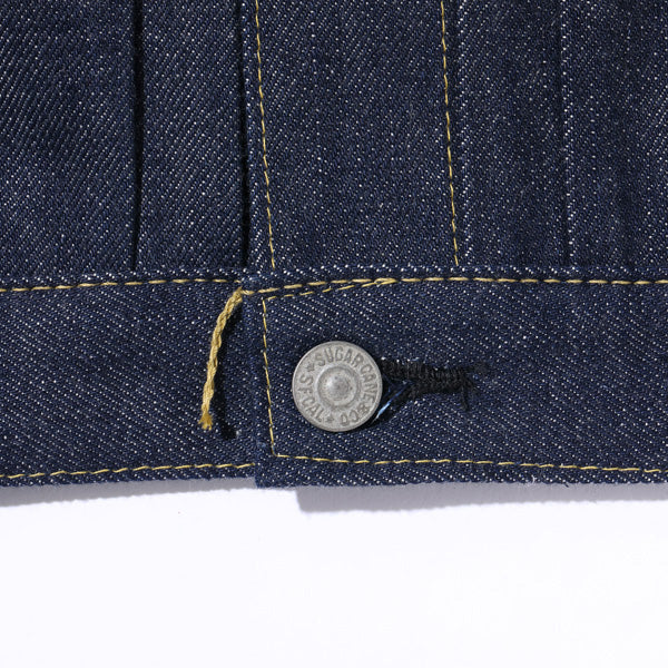シュガーケーン Lot No. SC19007T / SUGAR CANE Super “Denim” Collectibles #07 13.5oz. BLUE DENIM BLOUSE “1946” MODEL (T-BACK)  420N) NON WASH 大戦モデル デニムジャケット Tバック ノンウォッシュ メンズ