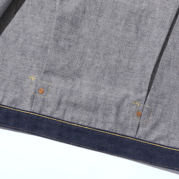 シュガーケーン Lot No. SC19007T / SUGAR CANE Super “Denim” Collectibles #07 13.5oz. BLUE DENIM BLOUSE “1946” MODEL (T-BACK)  420N) NON WASH 大戦モデル デニムジャケット Tバック ノンウォッシュ メンズ