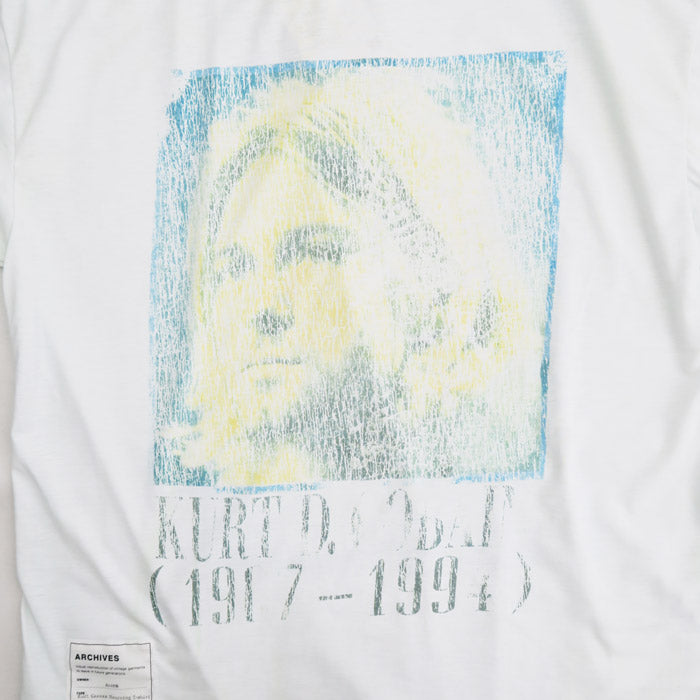 トルク 24-1204 Kurt Cxxxxx Mourning T-shirt カートコバーン 追悼 バンドTシャツ ホワイト メンズ