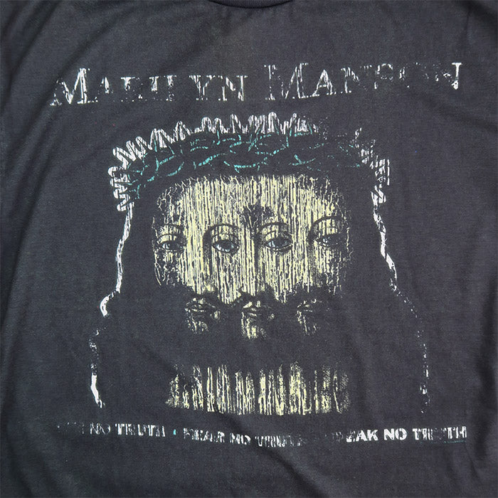トルク 24-1202 Marilyn Mxxxxx Band T-shirt マリリン・マンソン バンドTシャツ ブラック メンズ
