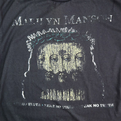 トルク 24-1202 Marilyn Mxxxxx Band T-shirt マリリン・マンソン バンドTシャツ ブラック メンズ