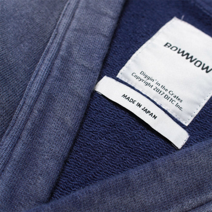 バウワウ BW231-BGSC BILL THE GOAT SWEAT CARDIGAN スウェットカーディガン NAVY BLUE AGEING