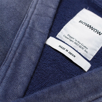 バウワウ BW231-BGSC BILL THE GOAT SWEAT CARDIGAN スウェットカーディガン NAVY BLUE AGEING