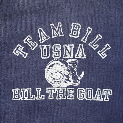 バウワウ BW231-BGSC BILL THE GOAT SWEAT CARDIGAN スウェットカーディガン NAVY BLUE AGEING