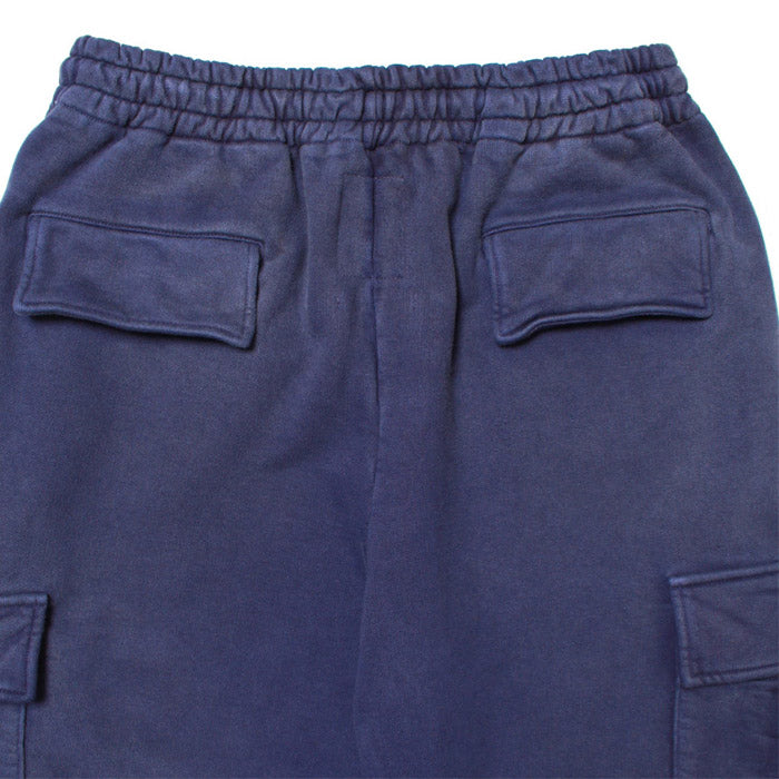 バウワウ BW231-NSCP NAVY SWEAT CARGO PANTS スウェットカーゴパンツ NAVY BLUE AGEING