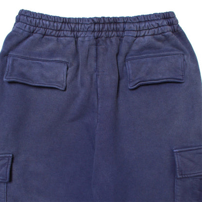 バウワウ BW231-NSCP NAVY SWEAT CARGO PANTS スウェットカーゴパンツ NAVY BLUE AGEING