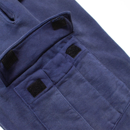 バウワウ BW231-NSCP NAVY SWEAT CARGO PANTS スウェットカーゴパンツ NAVY BLUE AGEING