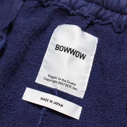 バウワウ BW231-NSCP NAVY SWEAT CARGO PANTS スウェットカーゴパンツ NAVY BLUE AGEING