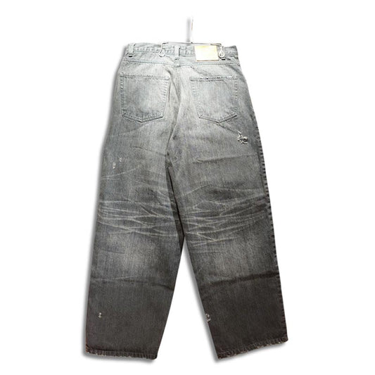 カミヤ G14PT036 Denim Wide Pants ブラック メンズ デニム ジーンズ パンツ