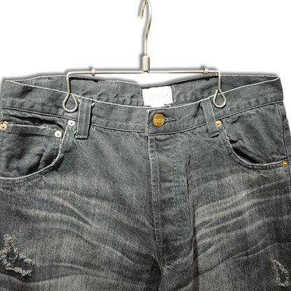 カミヤ G14PT036 Denim Wide Pants ブラック メンズ デニム ジーンズ パンツ