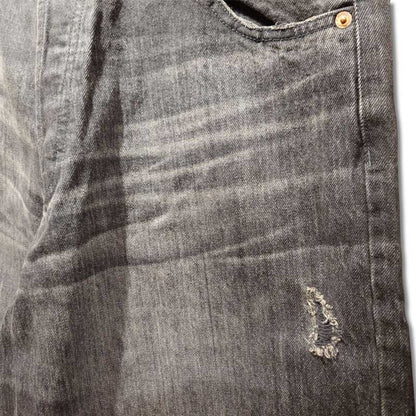 カミヤ G14PT036 Denim Wide Pants ブラック メンズ デニム ジーンズ パンツ