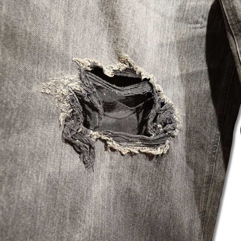 カミヤ G14PT036 Denim Wide Pants ブラック メンズ デニム ジーンズ パンツ