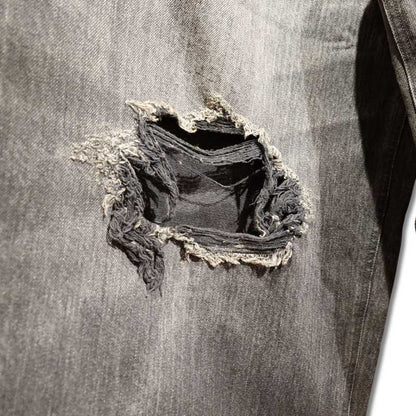 カミヤ G14PT036 Denim Wide Pants ブラック メンズ デニム ジーンズ パンツ