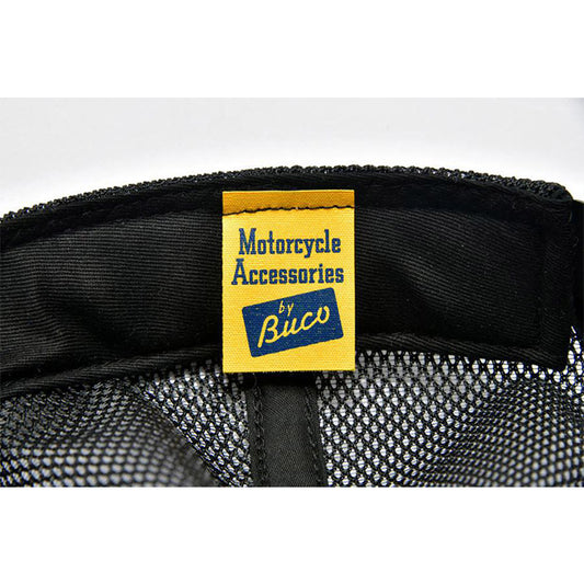 ブコ BA23004 BUCO MESH CAP / THIS IS AN ORIGINAL BUCO ロゴキャップ 帽子 ブラック