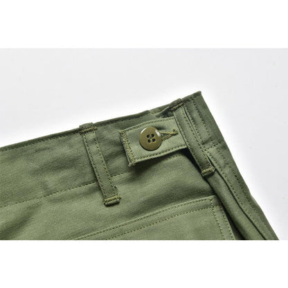 ジョーマッコイ MP23003 TROUSERS, MEN'S, COTTON SATEEN, OG-107 ユーティリティトラウザー オリーブ