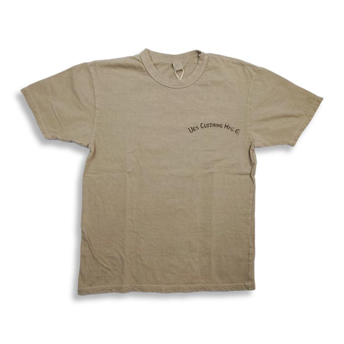 UED SEWING MACHINE Tシャツ ベージュ