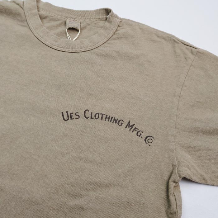 UED SEWING MACHINE Tシャツ ベージュ