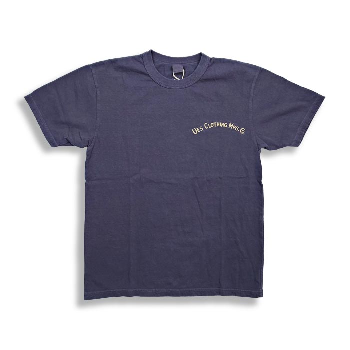 ウエス SEWING MACHINE Tシャツ ネイビー