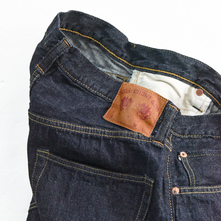 フルカウント 0105SSW Wide Denim (Super Smooth)(One Wash)(24SS:Limited Collection) ワイドデニム ジーンズ インディゴ メンズ