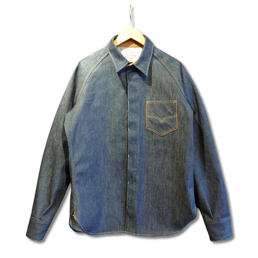 デラックスウエア 7640-SP20 20TH ANNIVSARY SPECIAL  PRODUCTS 40s DENIM SHIRT デニムシャツ メンズ 11oz 長袖 ノンウォッシュ