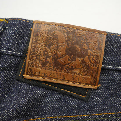 SAMURAI JEANS×UNIQUE JEAN STORE 別注 蝦夷ジーンズ S110VXJ-Ezo TYPE11-DOSANKO 道産子 17oz 左綾デニム