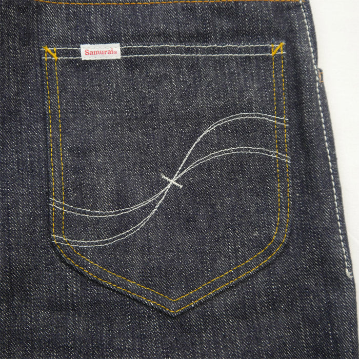 SAMURAI JEANS×UNIQUE JEAN STORE 別注 蝦夷ジーンズ S110VXJ-Ezo TYPE11-DOSANKO 道産子 17oz 左綾デニム
