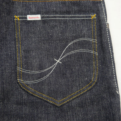 SAMURAI JEANS×UNIQUE JEAN STORE 別注 蝦夷ジーンズ S110VXJ-Ezo TYPE11-DOSANKO 道産子 17oz 左綾デニム