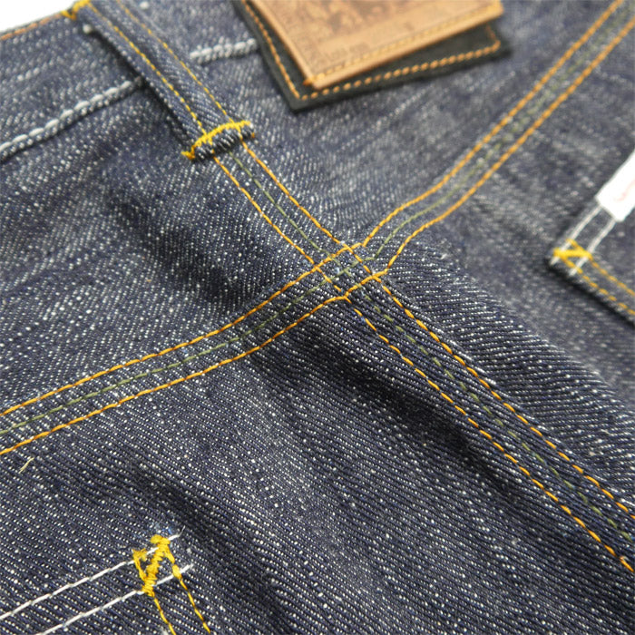 SAMURAI JEANS×UNIQUE JEAN STORE 別注 蝦夷ジーンズ S110VXJ-Ezo TYPE11-DOSANKO 道産子 17oz 左綾デニム