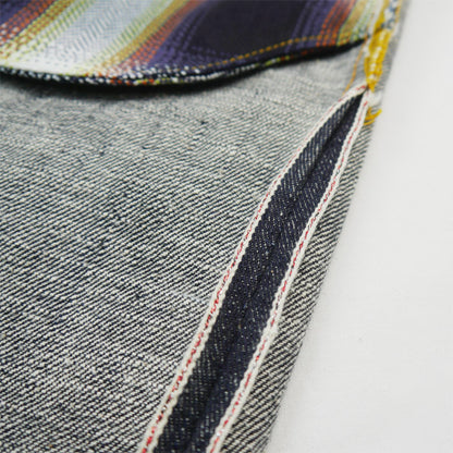 SAMURAI JEANS×UNIQUE JEAN STORE 別注 蝦夷ジーンズ S110VXJ-Ezo TYPE11-DOSANKO 道産子 17oz 左綾デニム