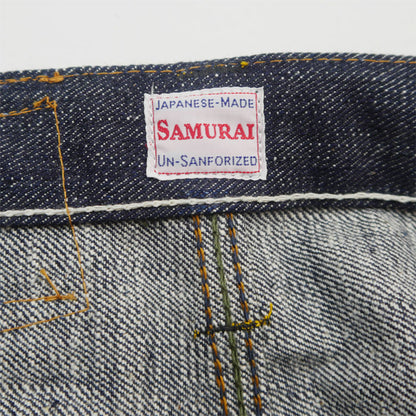 SAMURAI JEANS×UNIQUE JEAN STORE 別注 蝦夷ジーンズ S110VXJ-Ezo TYPE11-DOSANKO 道産子 17oz 左綾デニム