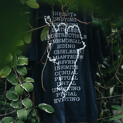 セントマイケル SM-HR8-0000-006 SS TEE / HOPE SPRING / BLACK メンズ 半袖 プリント Tシャツ バックプリント