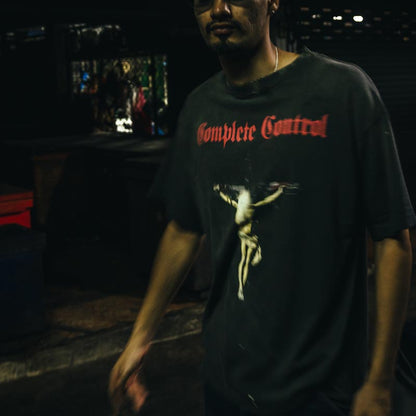 セントマイケル SM-HR8-0000-C25 KK_SS TEE / COMPLETE / BLACK メンズ 半袖 プリント Tシャツ バックプリント